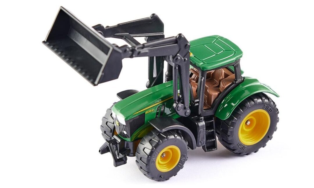 Siku, John, Deere, Mit, Frontlader, Maschine, Rad, Rasenmäher, Pflanze, Werkzeug