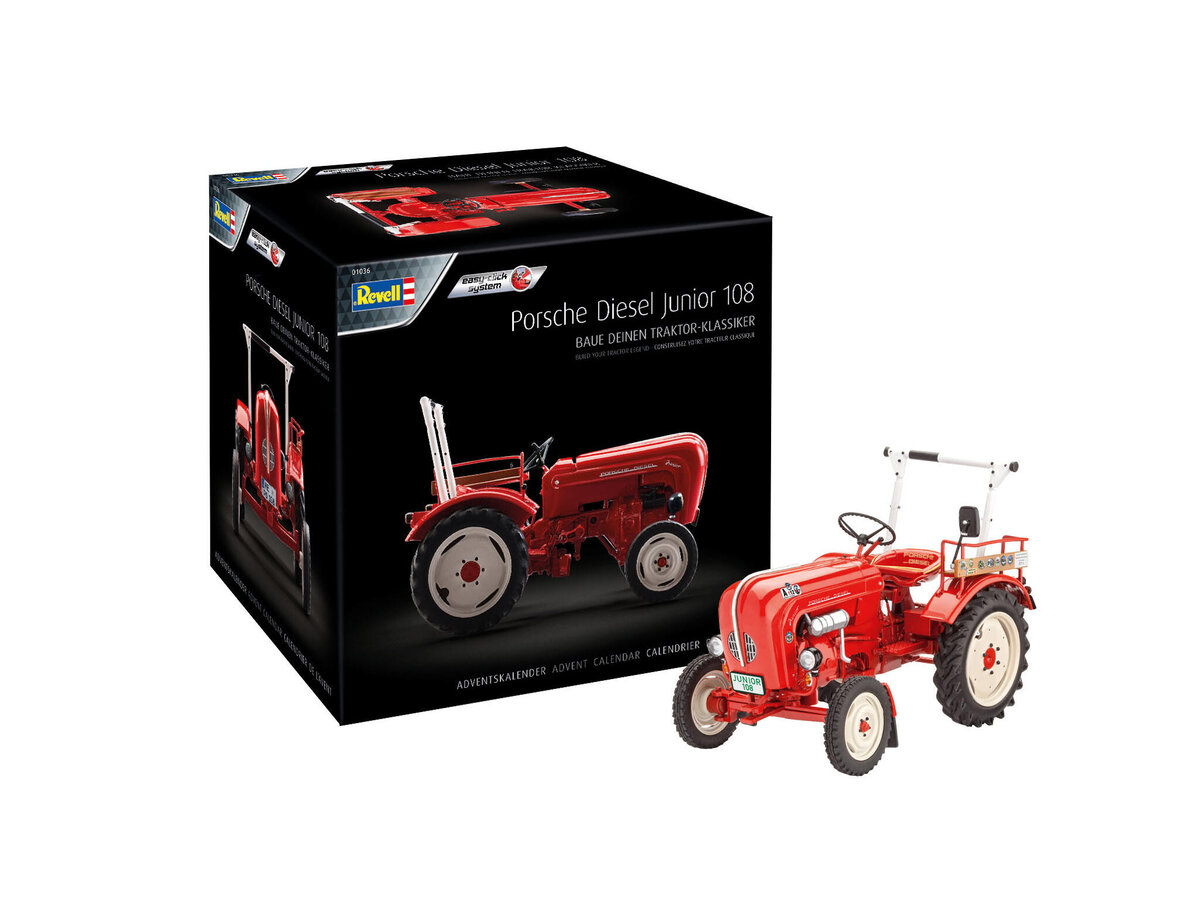 Revell 1036 Adventskalender Porsche Junior 108 Revell Bausatz zum Zusammenstecken mehrfarbig Revell, 1036, Adventskalender, Porsche, Junior, 108, Revell, Bausatz, zum, Zusammenstecken, mehrfarbig, Maschine, Rad, Traktor, Transport, Fahrzeug