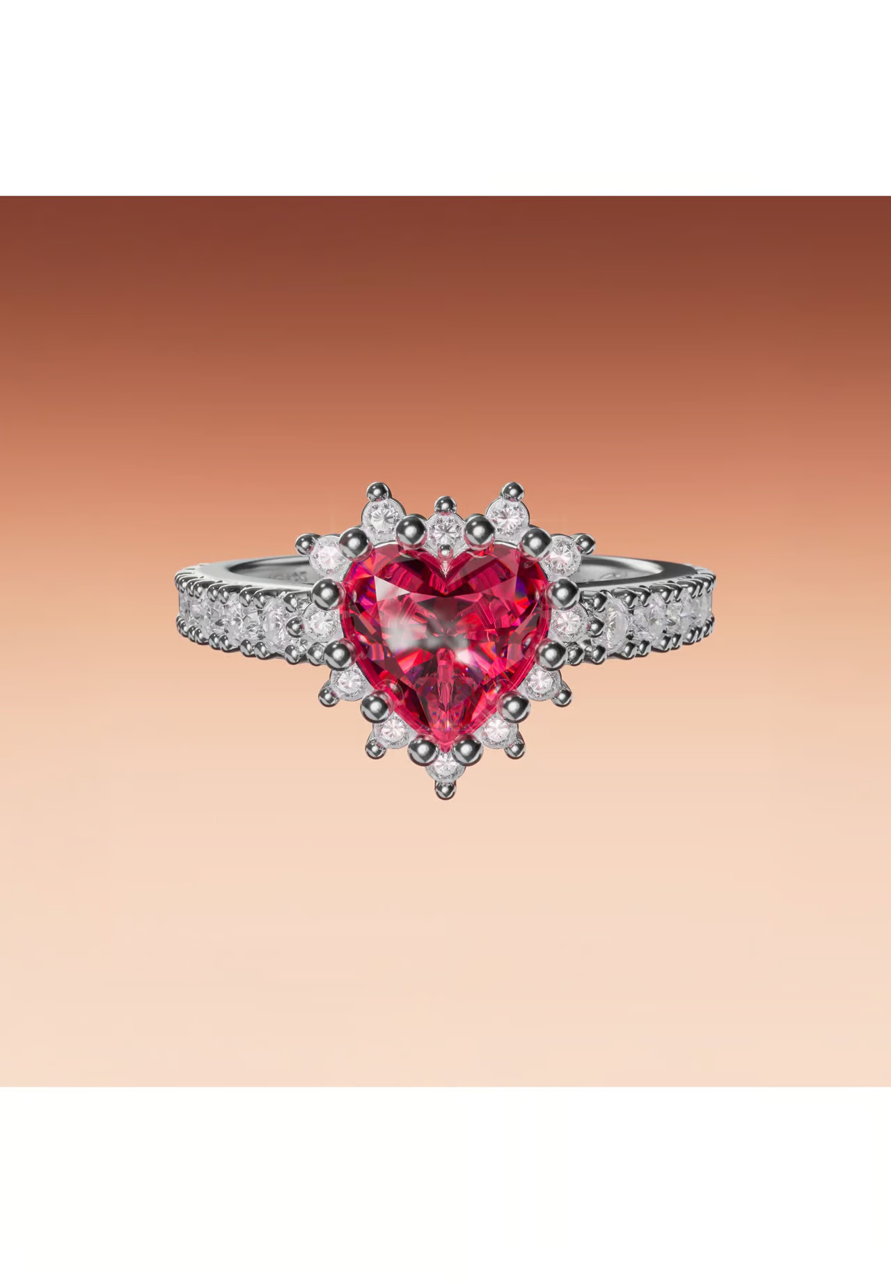 Thomas Sabo Ring Herz Romance TR2484-013-10-52