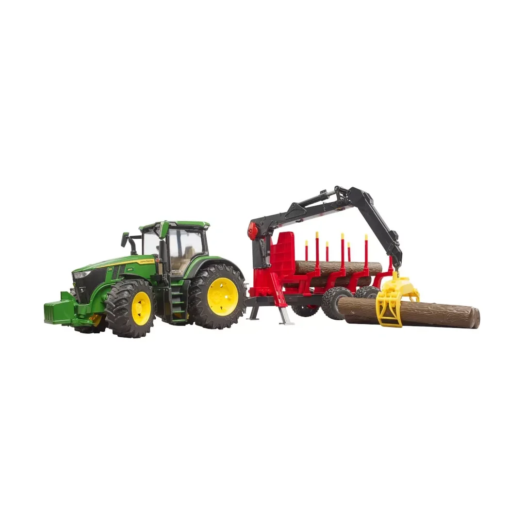 Bruder_03154_John_Deere_7R_350_Mit_Rückeanhänger_Und_4_Baumstämmen