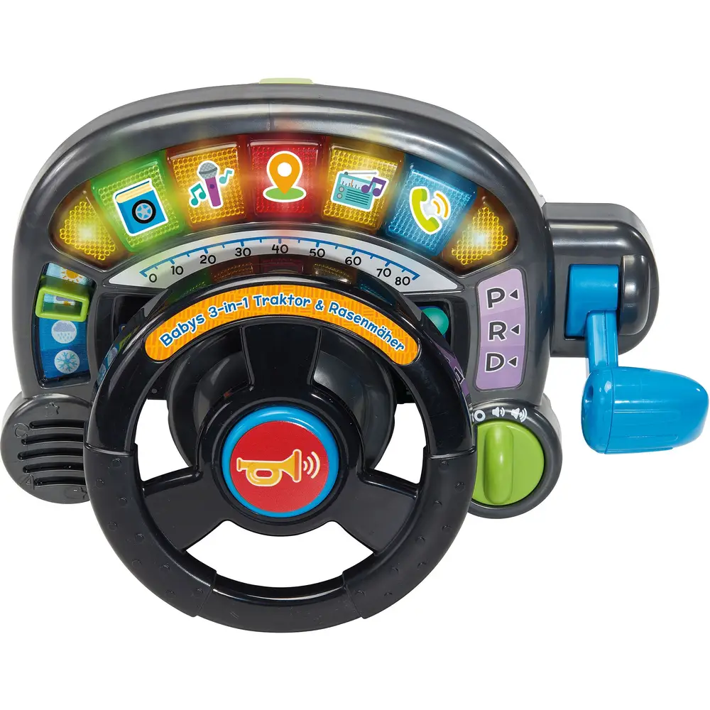 VTech Babys 3-in-1 Traktor & Rasenmäher