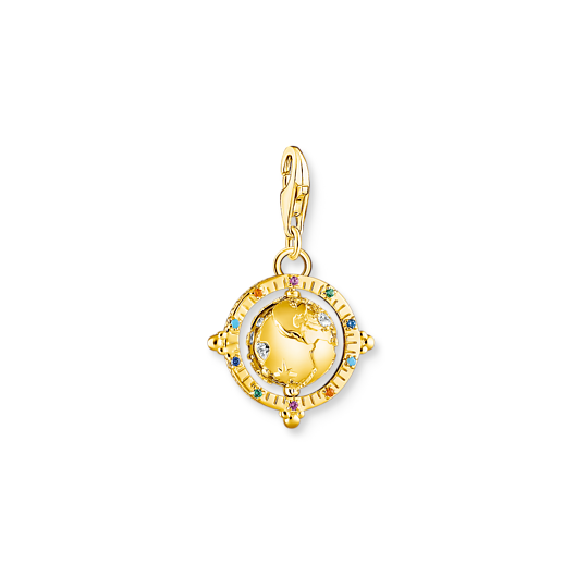 Thomas Sabo Armband Charm-Club Pendant 925 Gold Plated Yellow Gold Glass-Ceramic Stone Synthetic Corundum Zirconia Colourful 1923-488-7 Thomas, Sabo, Armband, Charm-Club, Pendant, 925, Gold, Plated, Yellow, Gold, Glass-Ceramic, Stone, Synthetic, Corundum, Zirconia, Colourful, 1923-488-7, Zubehor, Anhänger, Gold, Schmuck