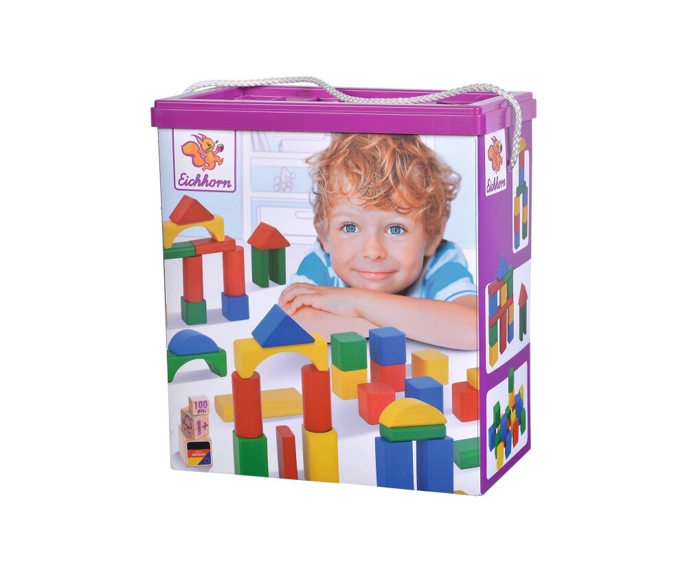 Eichhorn, Bunte, Holzbausteine, 100010171, Person, Gesicht, Kopf