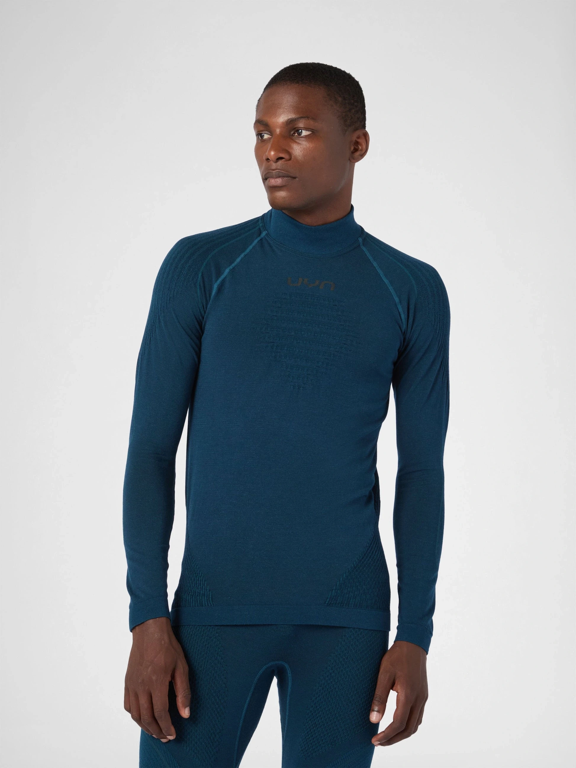 UYN Herren Evolutyon Biotech UW Shirt LG_SL Turtle Neck U100499K662 - Blau Poseidon GR. L/XL