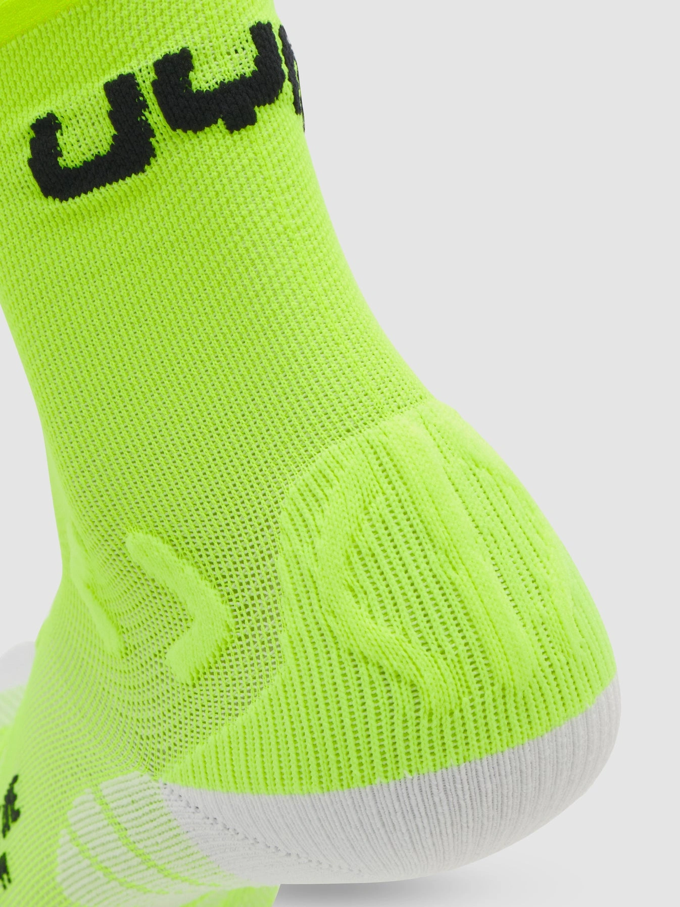 UYN Herren Laufsocken Runner's One Short S100271Y303 - Gelb Fluo/Weiß GR. 39/41