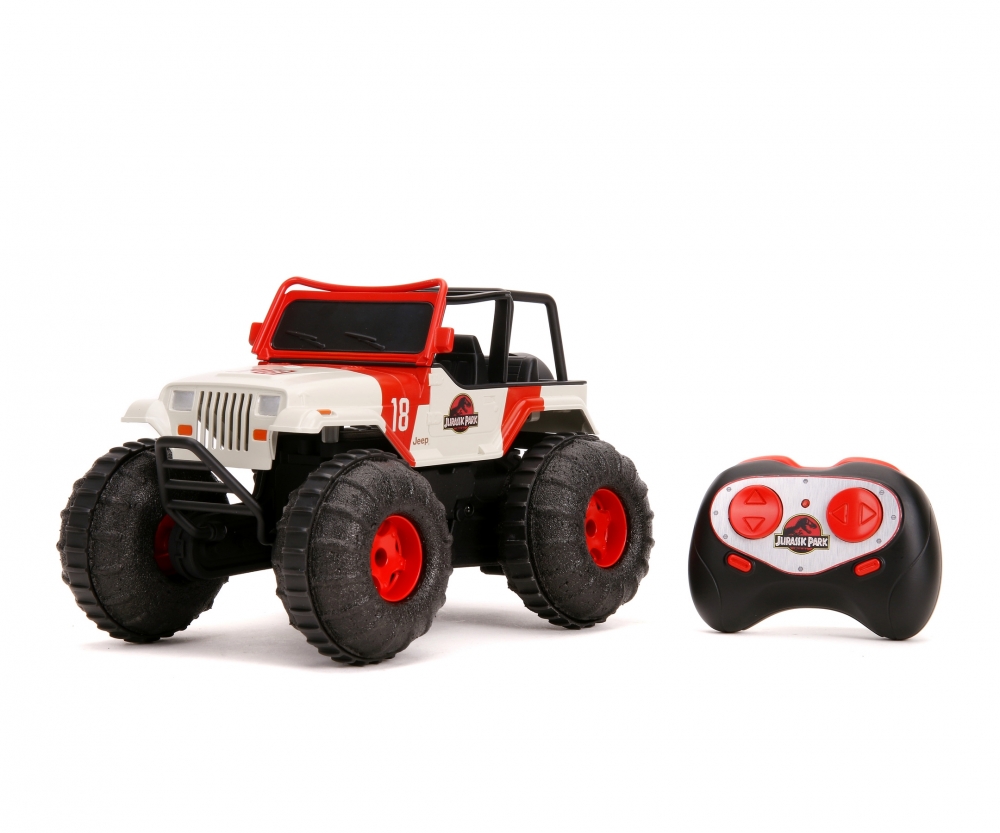JADA_253255045_Jurassic_Park_RC_Sea_and_Land_Jeep_1:16, Maschine, Rad