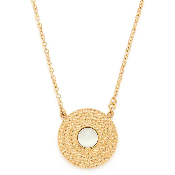 Leonardo_22864_Halskette_Theresia, Zubehor, Halskette, Gold, Anhänger, Medaillon