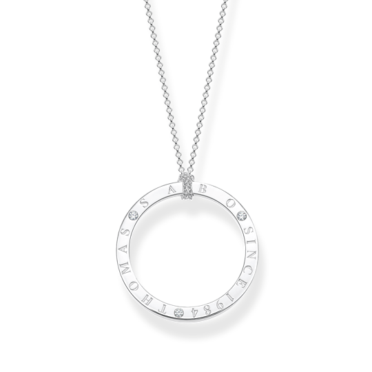 Thomas Sabo Kette Sterling Silver Kreis M. Weißen Steinen Silber Länge 90 Cm Ke1877-051-14 Thomas, Sabo, Kette, Sterling, Silver, Kreis, M., Weißen, Steinen, Silber, Länge, 90, Cm, Ke1877-051-14, Zubehor, Schmuck, Halskette, Diamant, Anhänger