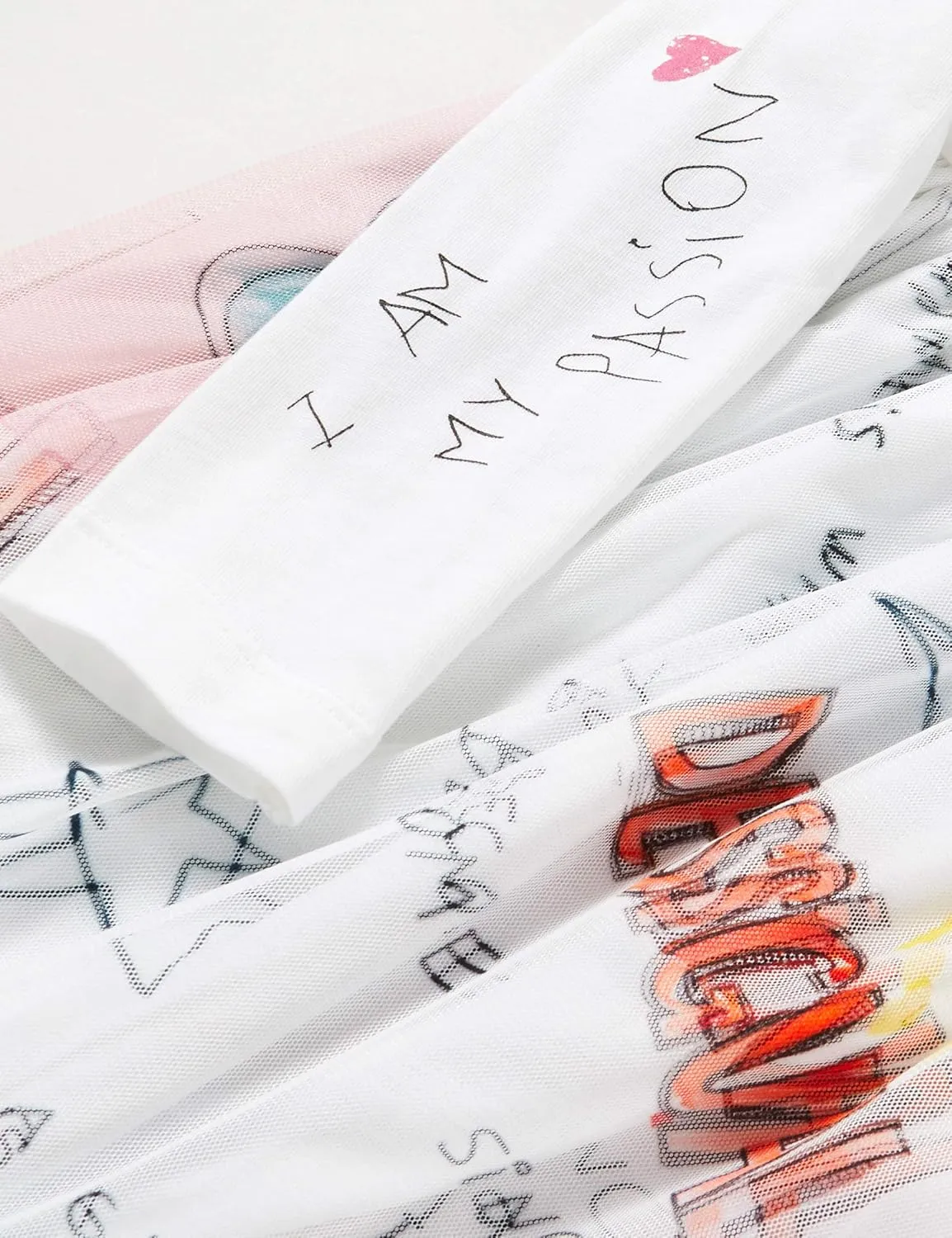 Desigual Mädchen Kleid /9 „Zamora“ - Weiß 20WGVK601000