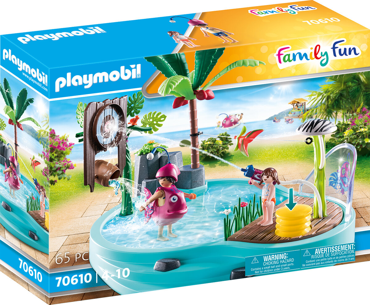 PLAYMOBIL, 70610, Spaßbecken, mit, Wasserspritze, Freizeitpark, park, Person