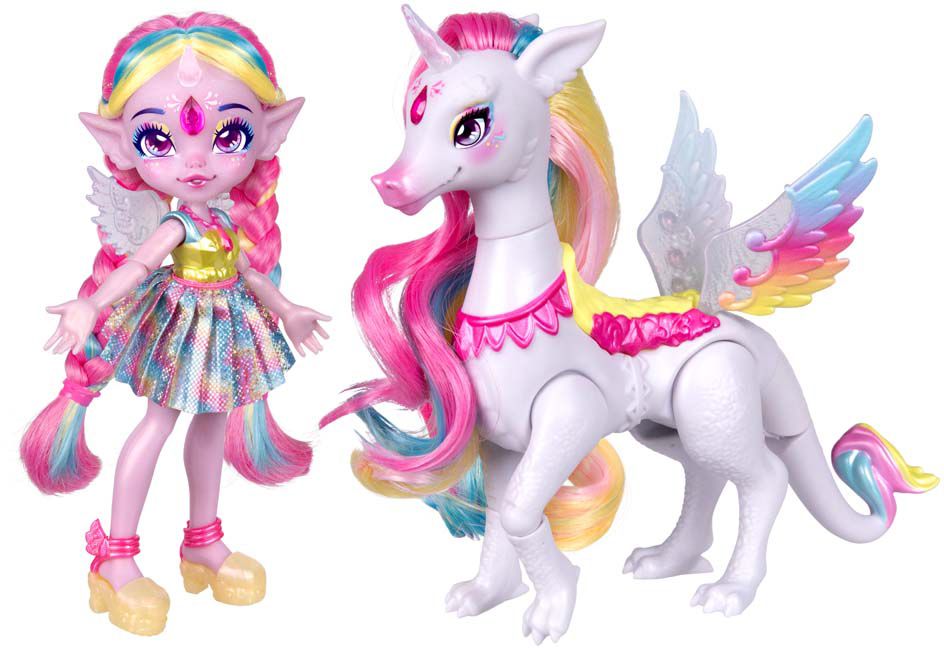 MAGIC MIXIES PIXLINGS Puppe & Pegacorn Set Figur, Puppe, Spielzeug, Gesicht, Person, Figur, Puppe, Spielzeug, Gesicht, Person