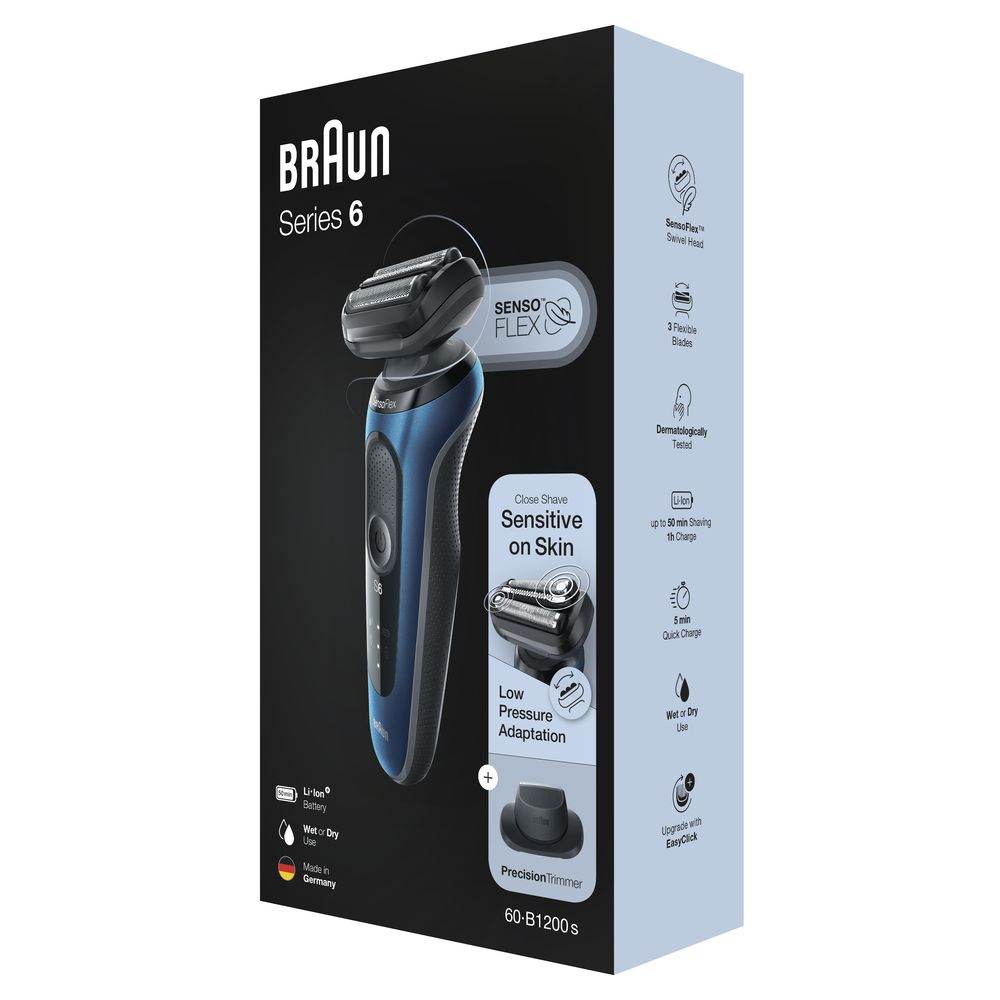 Braun Elektrorasierer Series 6 60-B1200s für Männer