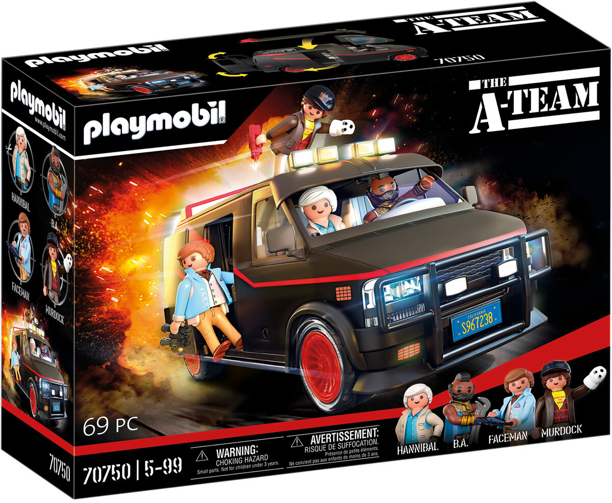 PLAYMOBIL_70750_The_A-Team_Van, Person, Baby, Maschine, Rad, Werbung