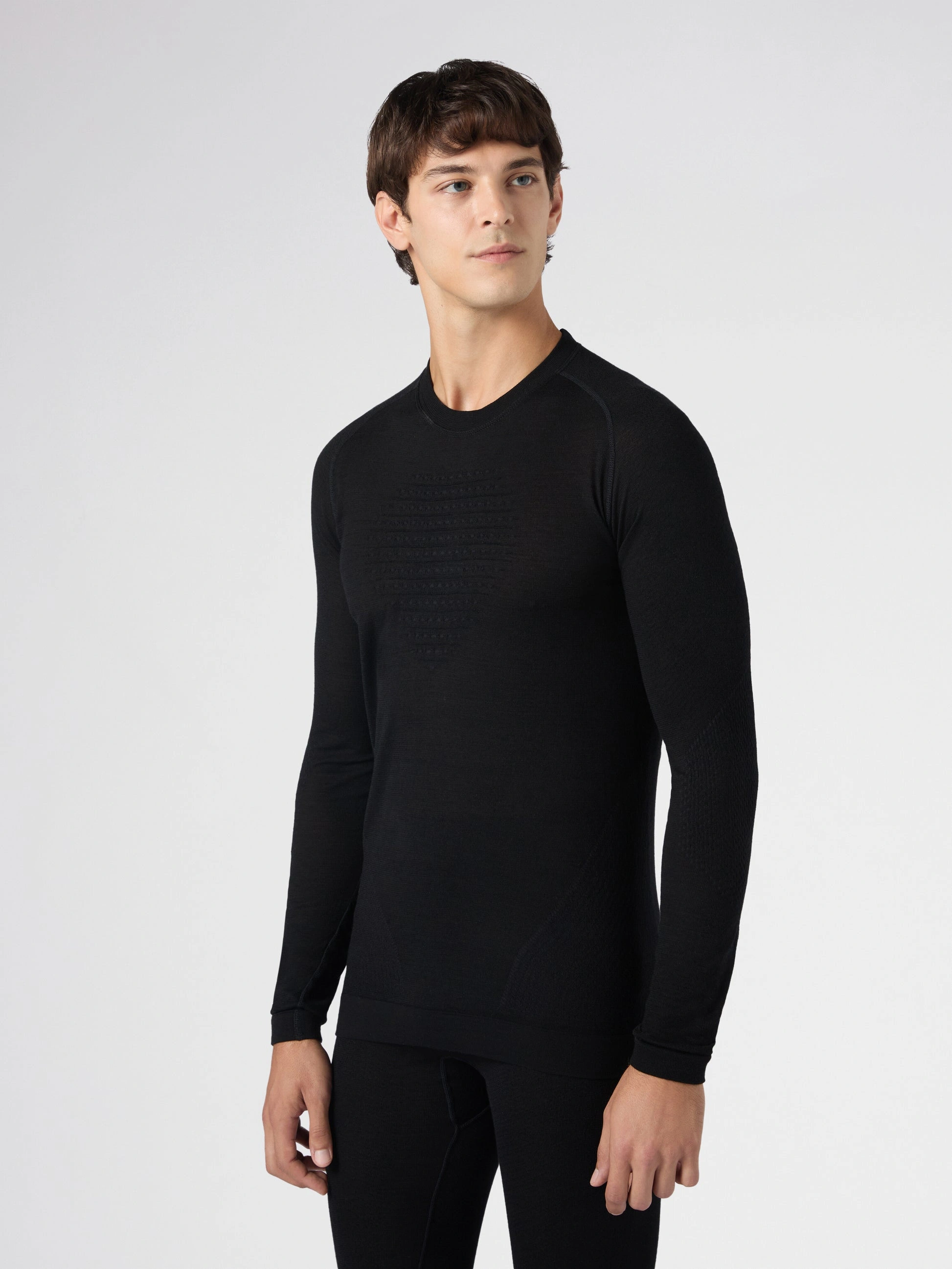 UYN Herren Fusyon Biotech Underwear Shirt Long Sleeve U100418B000 - Schwarz GR. L/XL