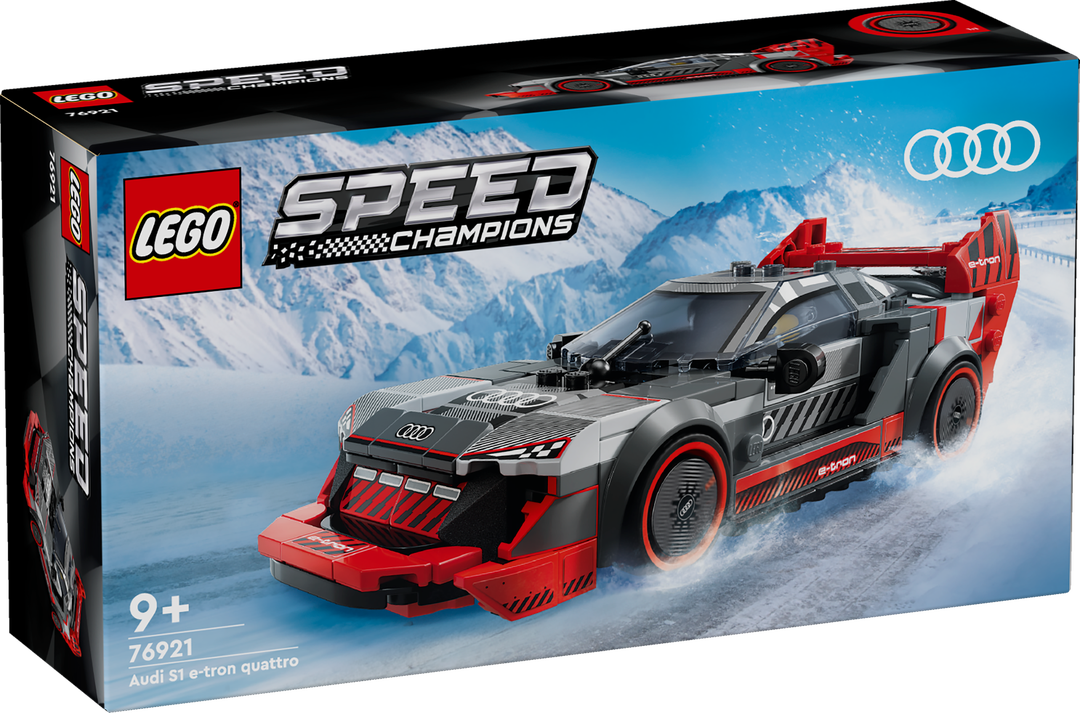 LEGO_76921_Speed_Champions_Audi_S1_e-tron_quattro_Rennwagen, Auto, Coupé, Sportwagen, Fahrzeug, Rad
