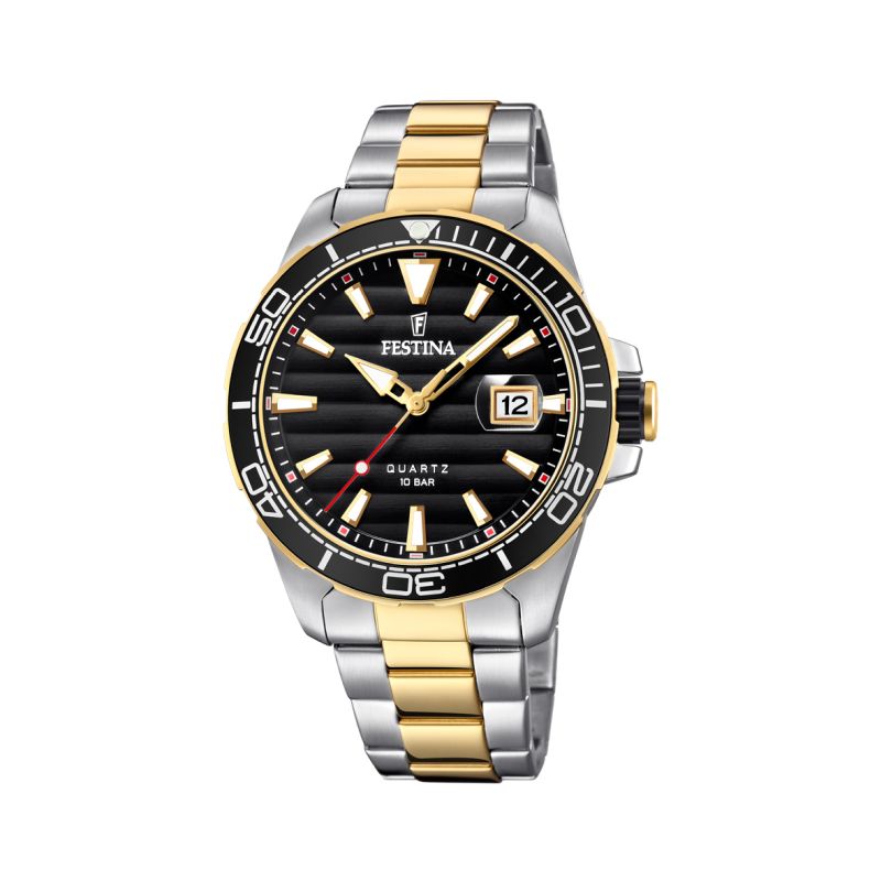 FESTINA HERREN UHR PRESTIGE F20362/2 EDELSTAHL ARMBAND Armbanduhr, Arm, Körperteil, Person