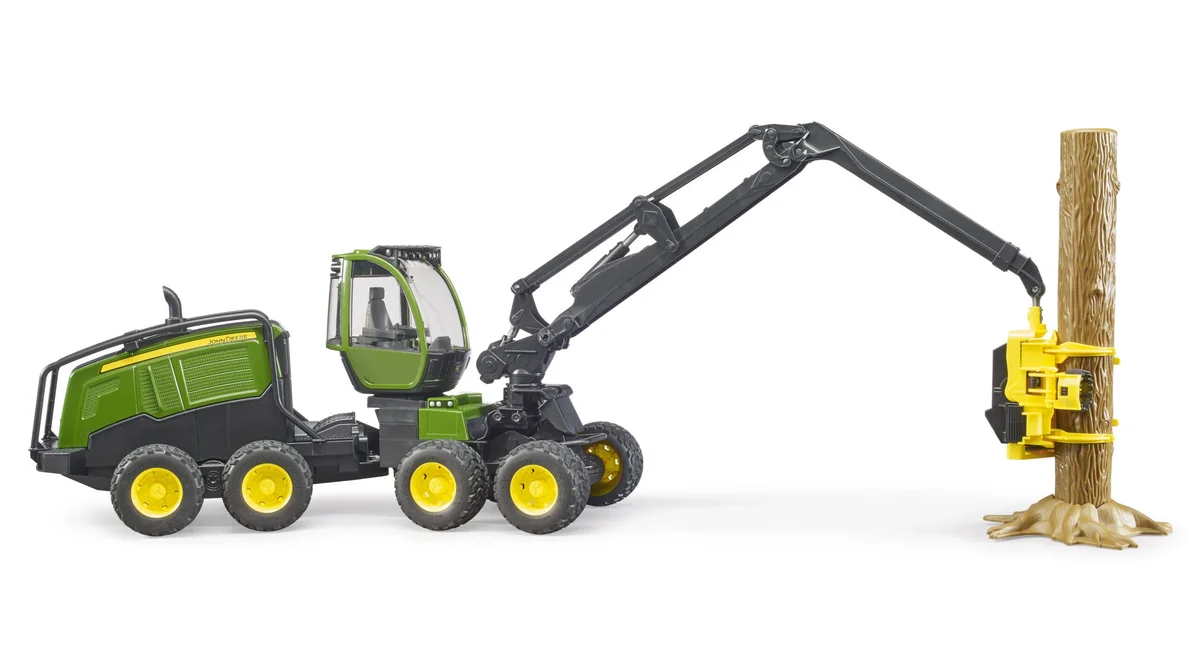 Bruder_02135_John_Deere_1270G_Harvester_Mit_\n1_Baumstamm