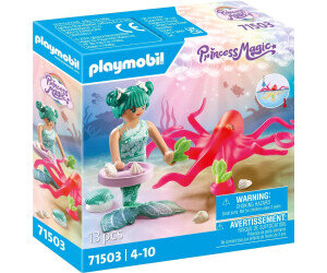 PLAYMOBIL, 71503, Meerjungfrau, Mit, Farbwechselkrake, Figur