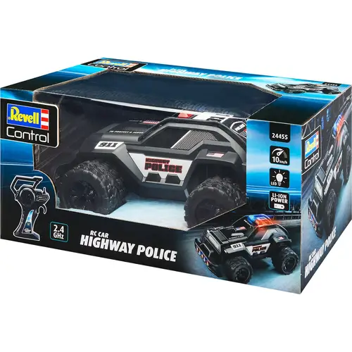 Carrera RC Car Highway Police, Revell Control Ferngesteuertes Polizeiauto