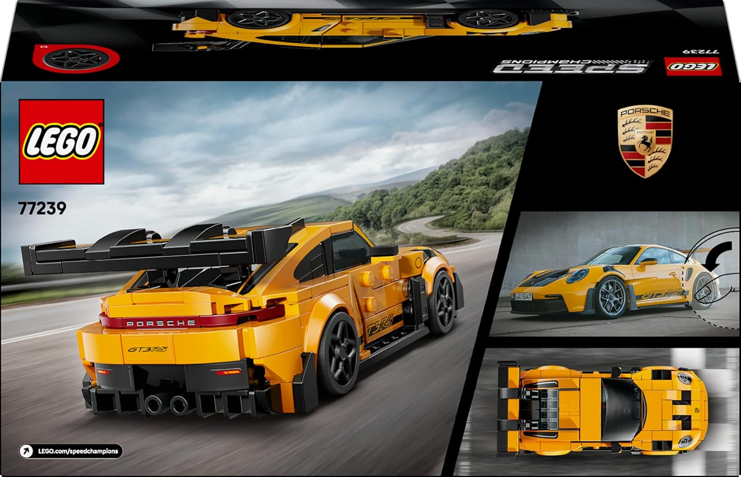 LEGO Speed Champions 76918 McLaren Solus GT in Weiß und McLaren F1 LM in Orange mit zwei Rennfahrer-Minifiguren