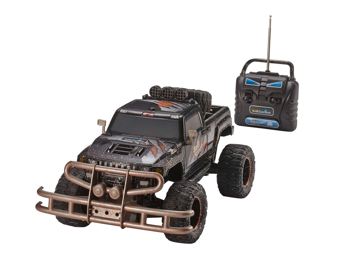 Revell_24629_RC_Monster_Truck_\"Bull_Scout\"_Revell_Control_Ferngesteuertes_Auto, Maschine, Rad, Stoßstange, Fahrzeug, Auto