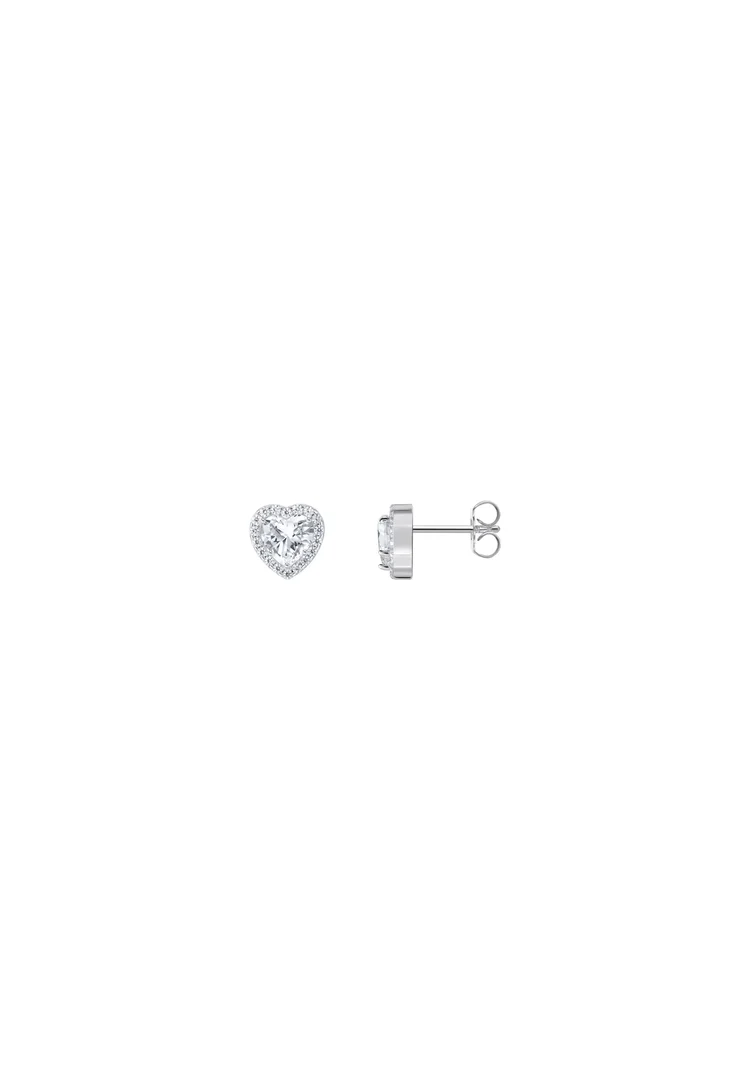 Thomas Sabo Ohrstecker Halo Stein Herz Weiß Silber H2305-051-14 Thomas, Sabo, Ohrstecker, Halo, Stein, Herz, Weiß, Silber, H2305-051-14