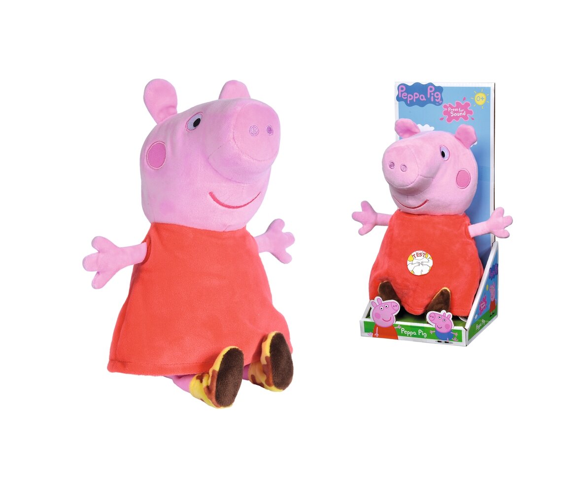 Peppa_Pig_Plüsch_Peppa_mit_Sound,_25cm_(109261009), Plüsch, Spielzeug