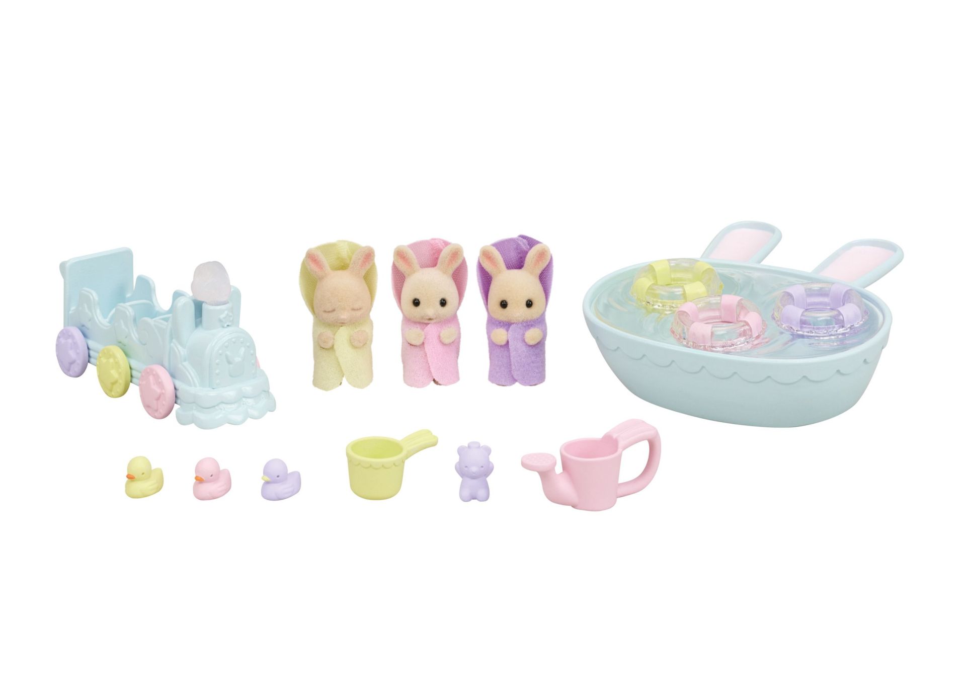 Sylvanian Families 5707 Milchhasen Bade Spielset Spielzeug
