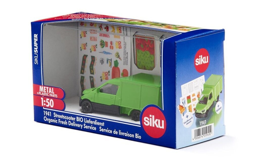 Siku_Streetscooter_Bio_Lieferdienst, Maschine, Rad, Erste Hilfe
