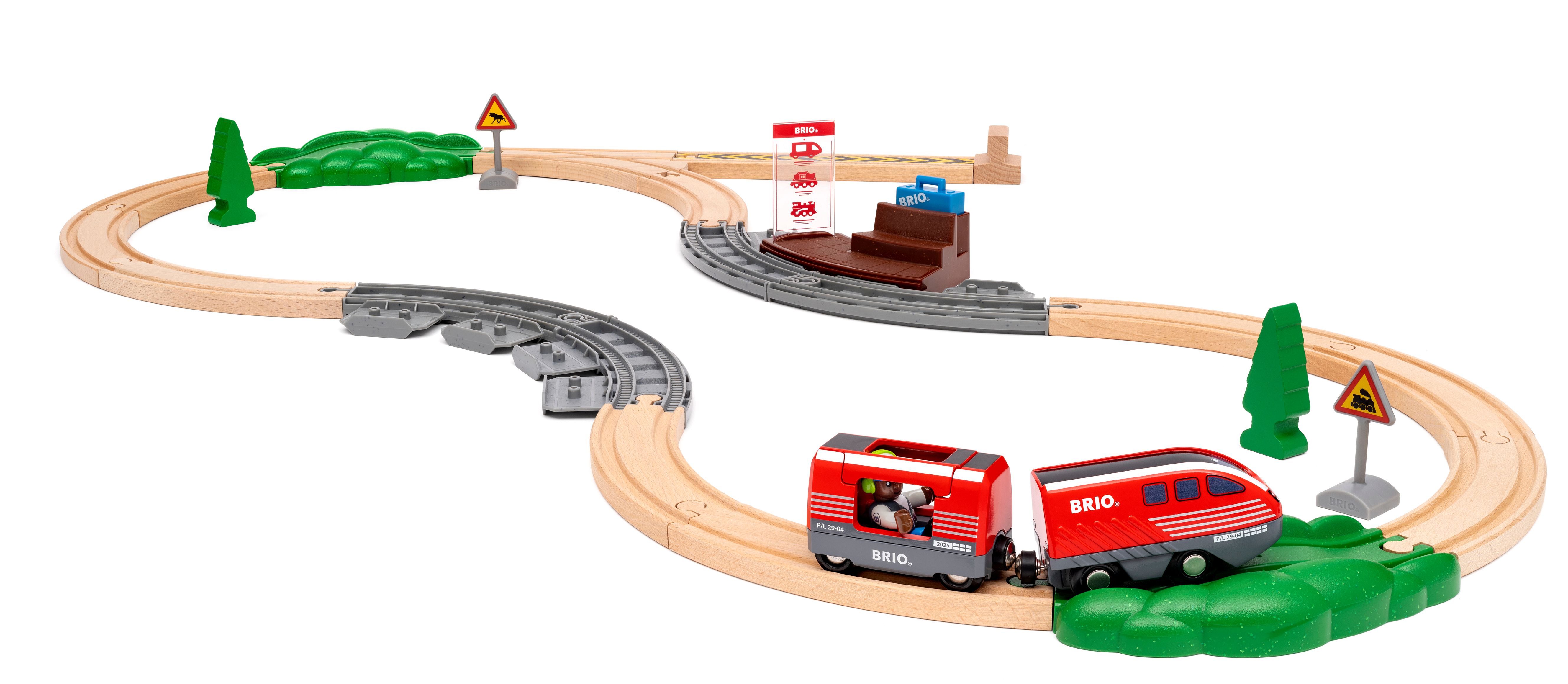 BRIO World 36102 Zugset mit Rückziehmotor | Zugset-Zubehör für Kinder ab 3 Jahren BRIO, World, 36102, Zugset, mit, Rückziehmotor, |, Zugset-Zubehör, für, Kinder, ab, 3, Jahren