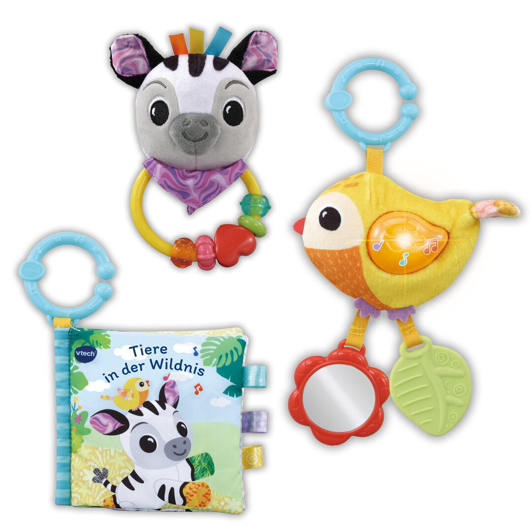 VTech, Babys, Tierfreunde-Geschenkset, 80-562504, Spielzeug, Rassel