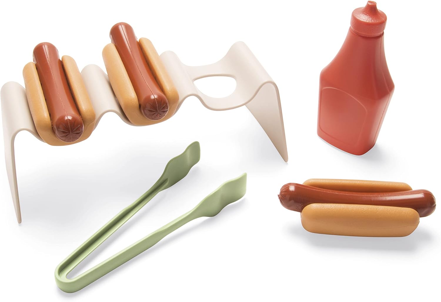 Dantoy 4765 GG Hotdog Set im Box - 9-teiliges Spielset für fantasievolle Grillpartys