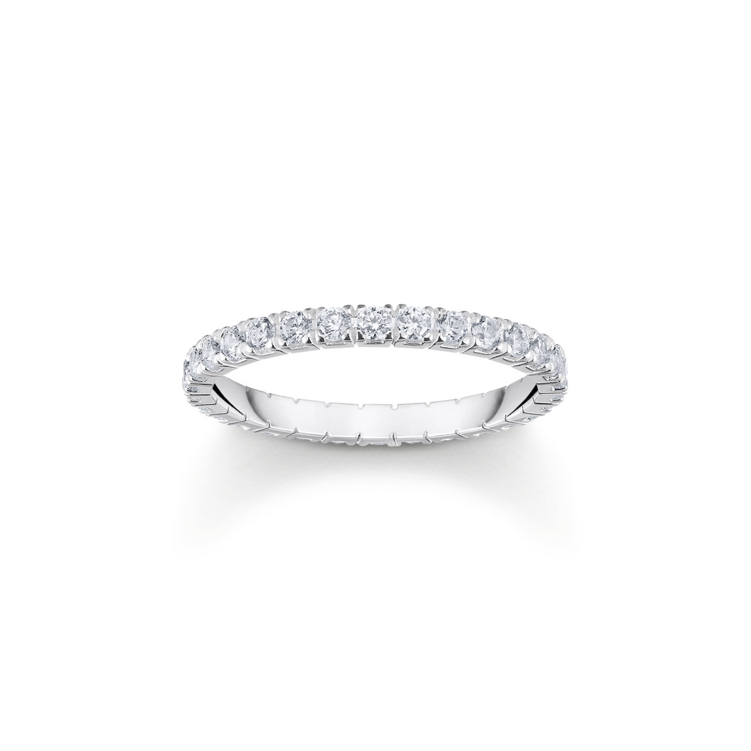 Thomas Sabo Ring Mit Zartsteine Gr. 54 Weiß Silber TR2467-051-14-54 Thomas, Sabo, Ring, Mit, Zartsteine, Gr., 54, Weiß, Silber, TR2467-051-14-54, Platin, Zubehör, Diamant, Silber, Ring