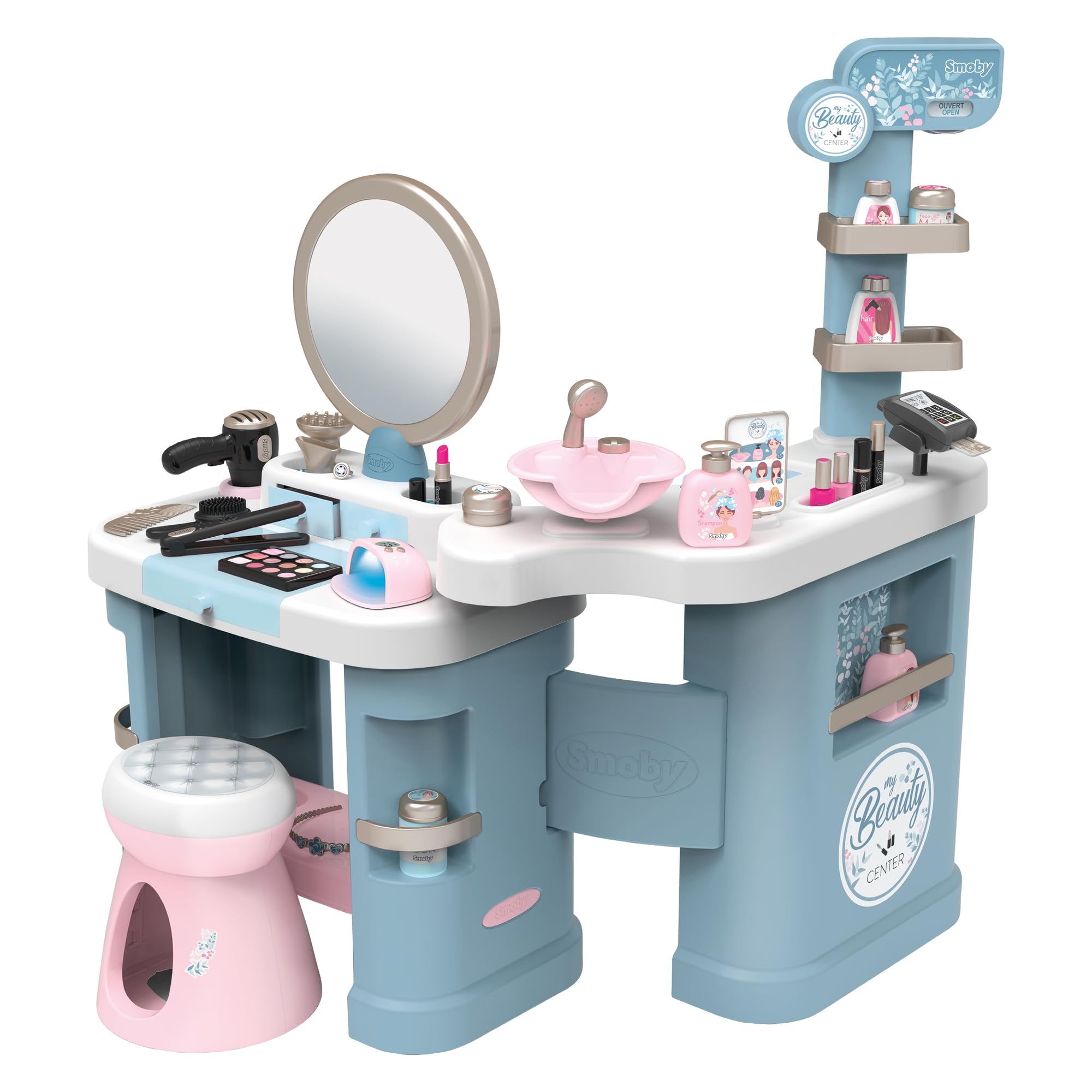 Smoby My Beauty Center Elektronisches Kosmetikstudio für Kinder 7600320240 Drinnen