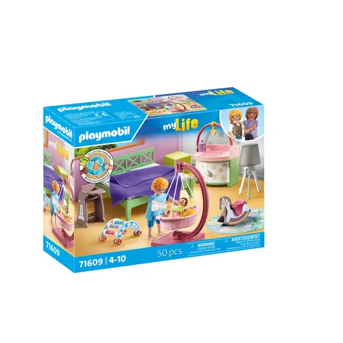 PLAYMOBIL 71609 Schlafzimmer Mit Babyspielecke PLAYMOBIL 71609 Schlafzimmer Mit Babyspielecke