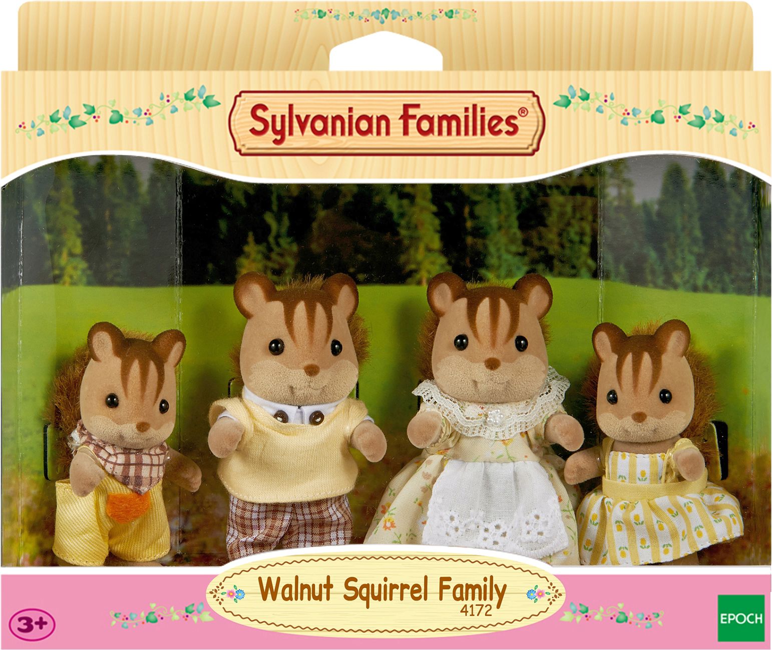 Sylvanian Families 4172 Walnuss Eichhörnchen Familie Knacks Spielzeug