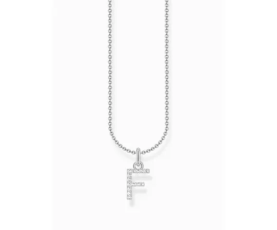 Thomas Sabo Kette Mit Anhänger Buchstabe F Länge 45 Cm Silber KE2245-051-14-L45V Thomas, Sabo, Kette, Mit, Anhänger, Buchstabe, F, Länge, 45, Cm, Silber, KE2245-051-14-L45V