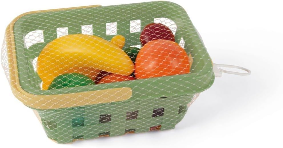 Dantoy 4718 Green Garden Obstkorb - 10‑teiliges Spielset mit Früchten