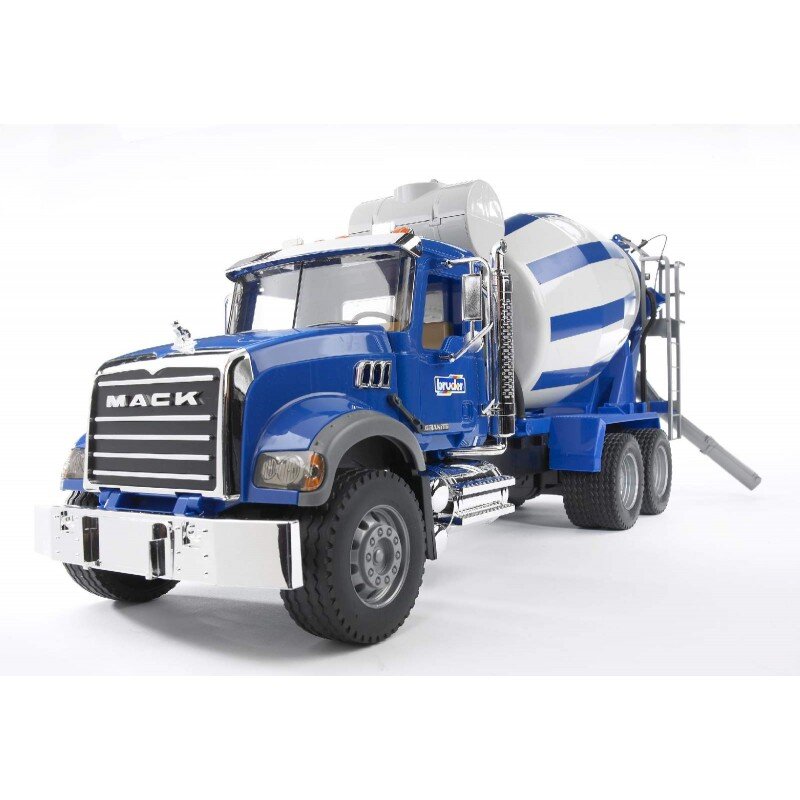 Bruder_02814_Mack_Granite_Betonmisch-Lkw, Transport, Lastwagen, Fahrzeug, Maschine, Rad