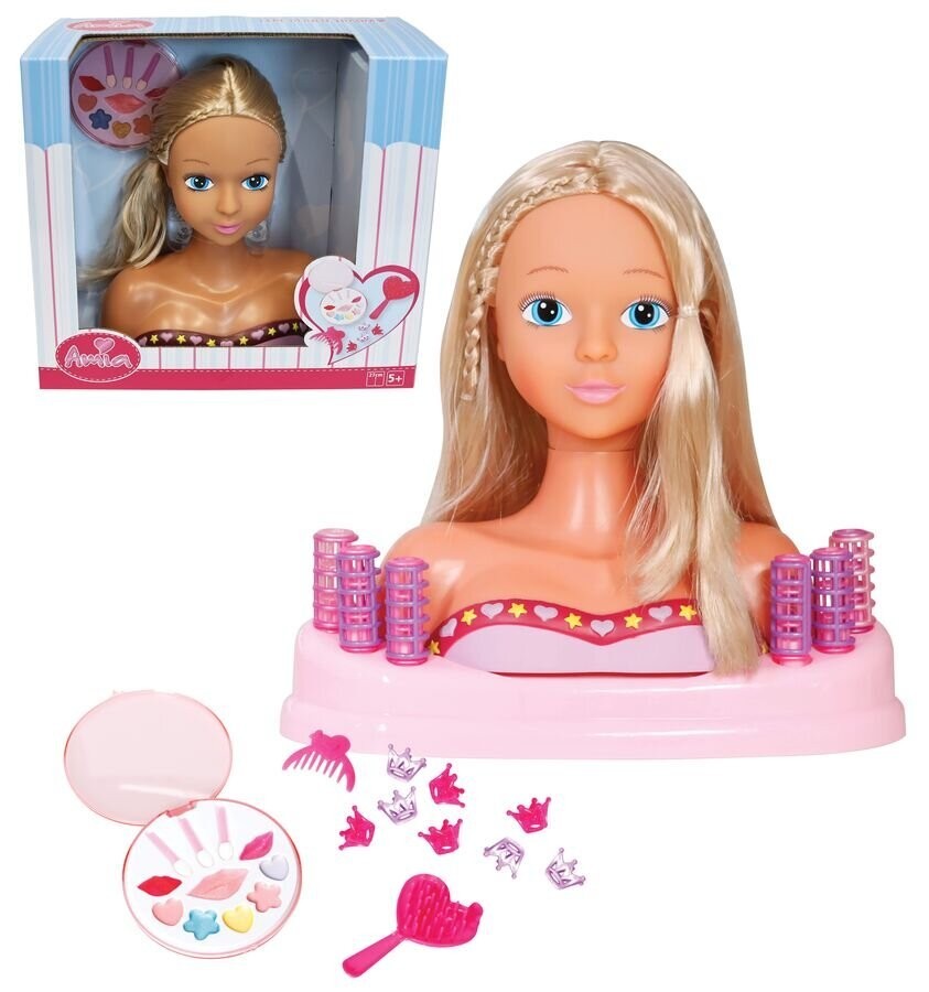 Amia Schmink-und Frisierkopf mit Zubehör, 27 cm Figur, Puppe, Spielzeug, Barbie, Person, Figur, Puppe, Spielzeug, Barbie, Person, Figur, Puppe, Spielzeug, Barbie, Person, Figur, Puppe, Spielzeug, Barbie, Person