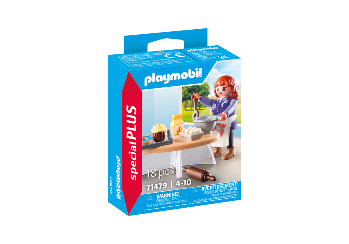 PLAYMOBIL, 71479, Konditorin, Person, Kiste