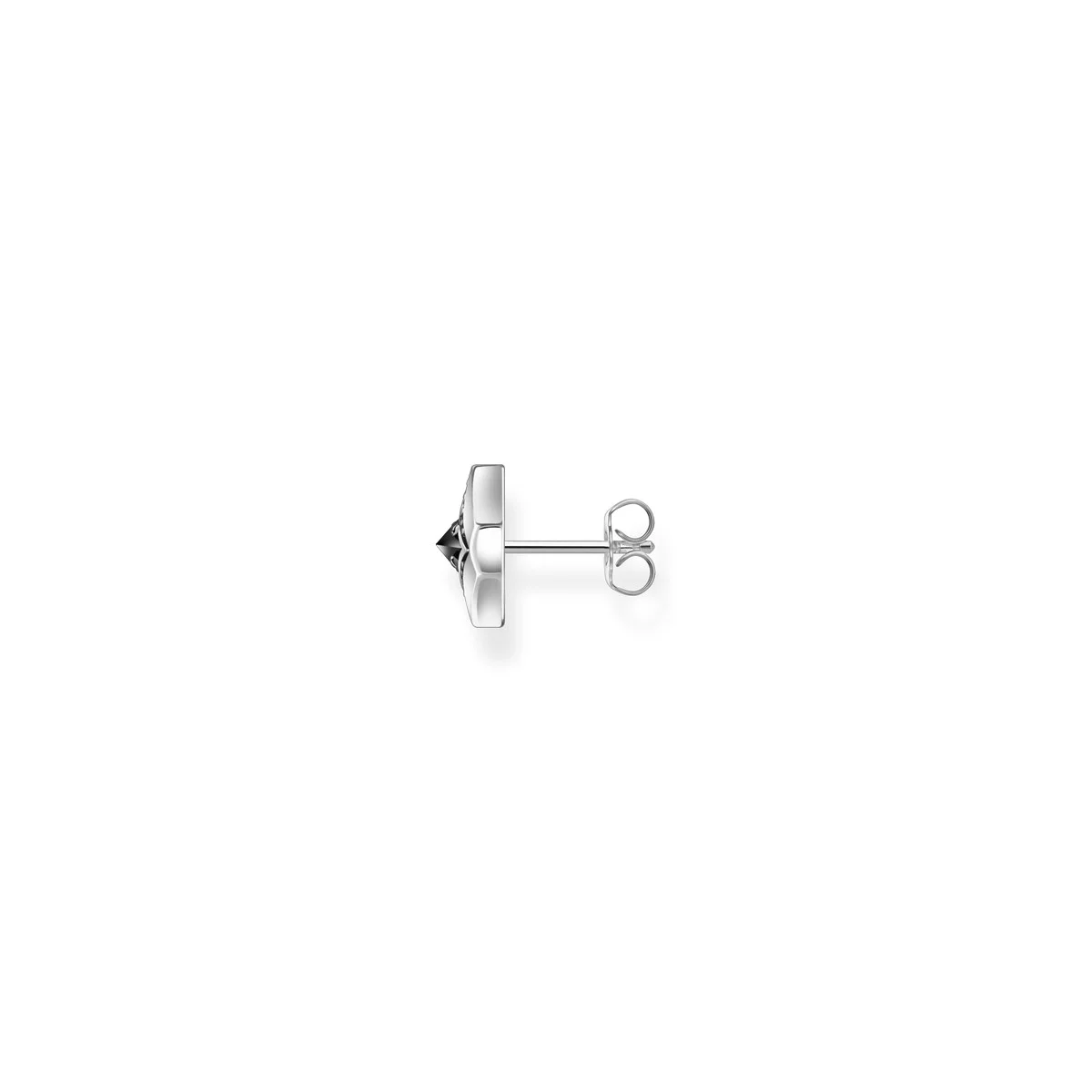 Thomas Sabo Ohrhänger Einzeln Schwarz Silber H2283-643-11