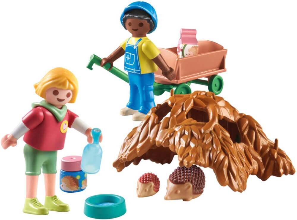PLAYMOBIL 71512 Pflege Der Igelfamilie Person, Figur, Band, Gesicht, Kopf