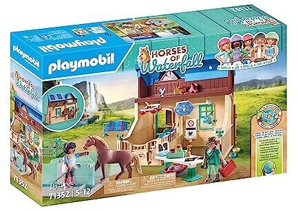 PLAYMOBIL, 71352, Reittherapie, &, Tierarztpraxis, Spielbereich, Person, Tier, Pferd, Säugetier