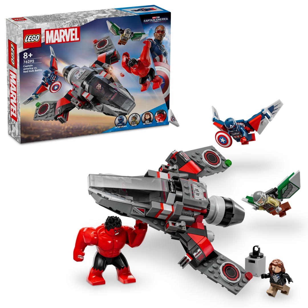 LEGO® MARVEL Super Heroes™ 76292 Showdown zwischen Captain America und Red Hulk LEGO® MARVEL Super Heroes™ 76292 Showdown zwischen Captain America und Red Hulk