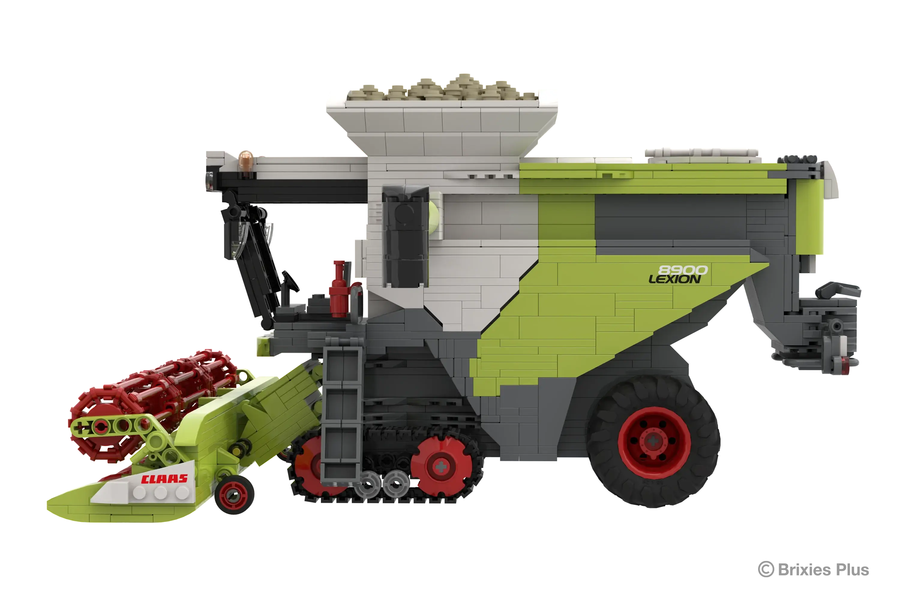 BRIXIES Plus CLAAS LEXION 8900 TERRA TRAC inkl. Anhänger BRIXIES Plus CLAAS LEXION 8900 TERRA TRAC inkl. Anhänger