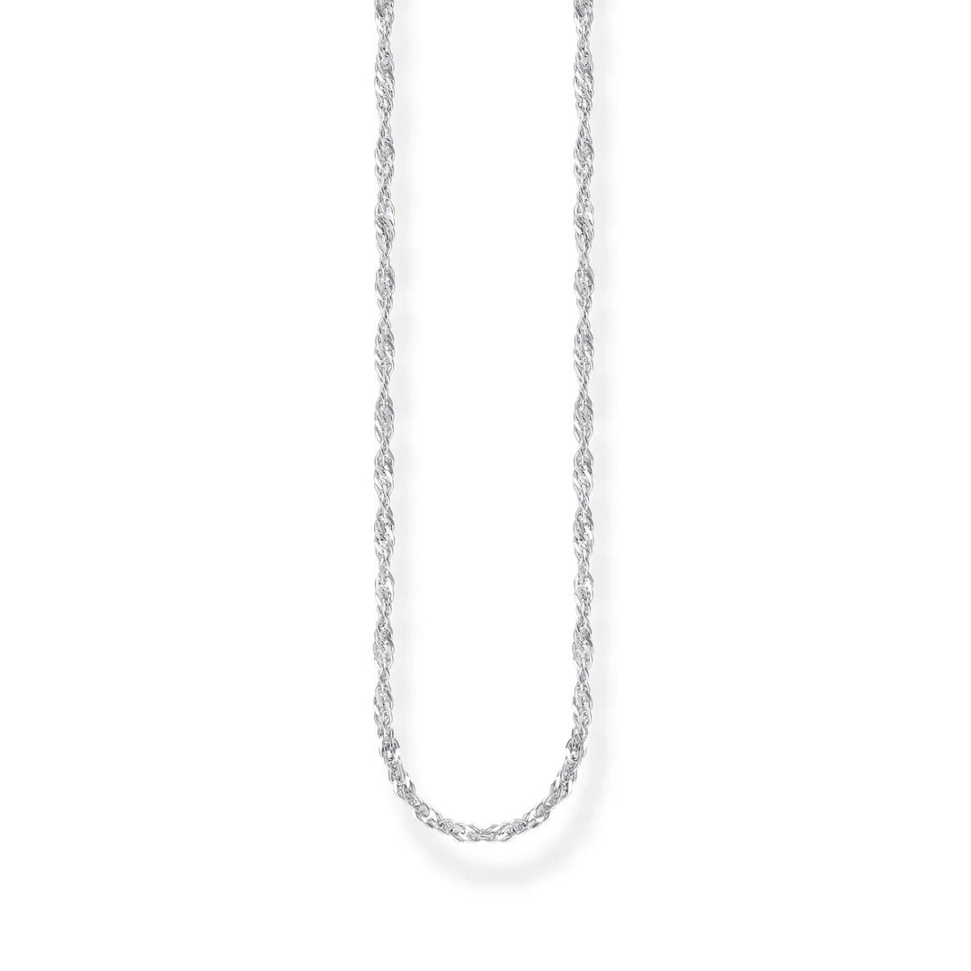 Thomas Sabo Kette Mit Singapore Kordeloptik Länge 45 Cm Silber KE2284-001-21-L45V Thomas, Sabo, Kette, Mit, Singapore, Kordeloptik, Länge, 45, Cm, Silber, KE2284-001-21-L45V