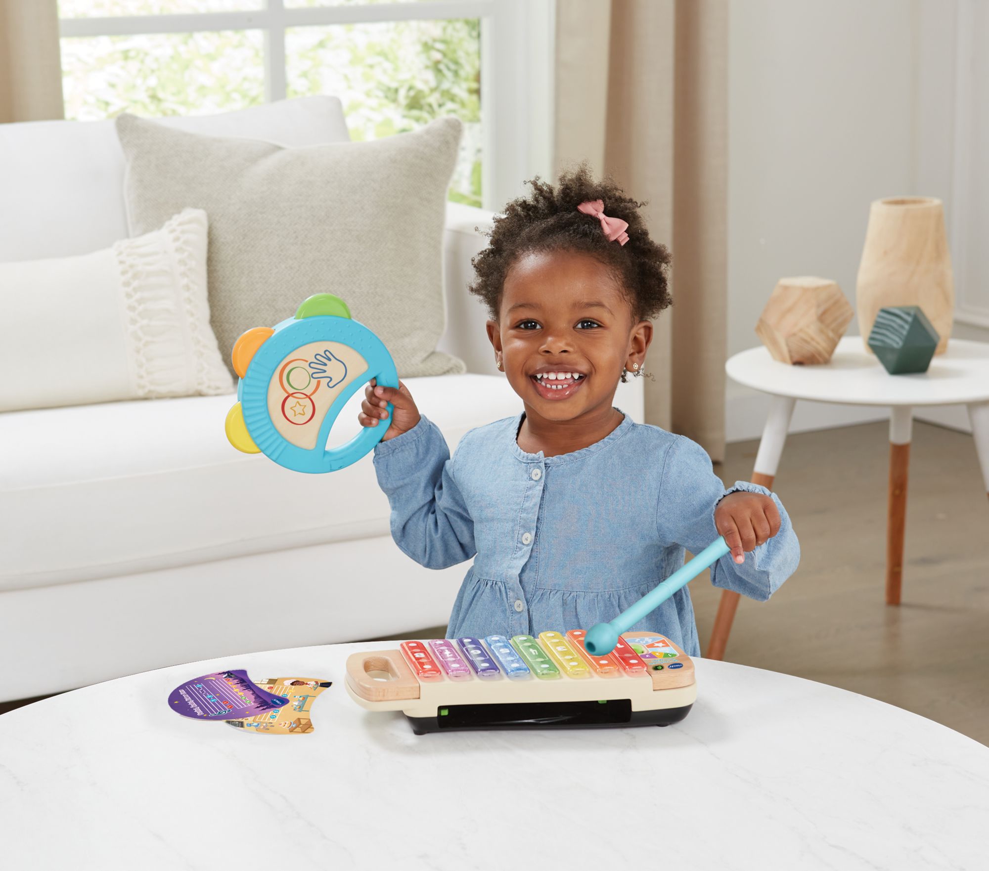 VTech Interaktives Holz-Xylofon mit Tamburin