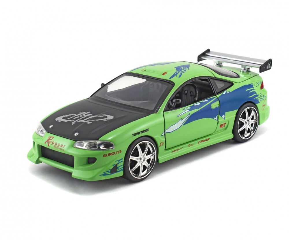 JADA_253203007_Fast_&_Furious_1995_Mitsubishi_Eclipse_1:24, Leichtmetallfelge, Auto, Sprach, Rad, Sportwagen