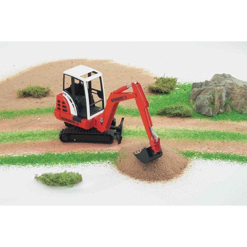 Bruder 02432 Schaeff HR16 Mini-Bagger Boden, Maschine